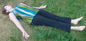 Laying Down Meditation Position